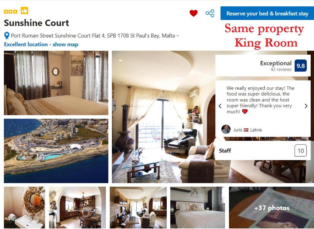 Sunshine Court Budget San Pawl il-Baħar Eksteriør bilde